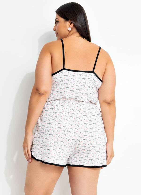 Marguerite - Pijama Love em Malha Suede 2