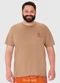 Malwee - Pijama Masculino Plus Size Camiseta Verde - variação: Marrom