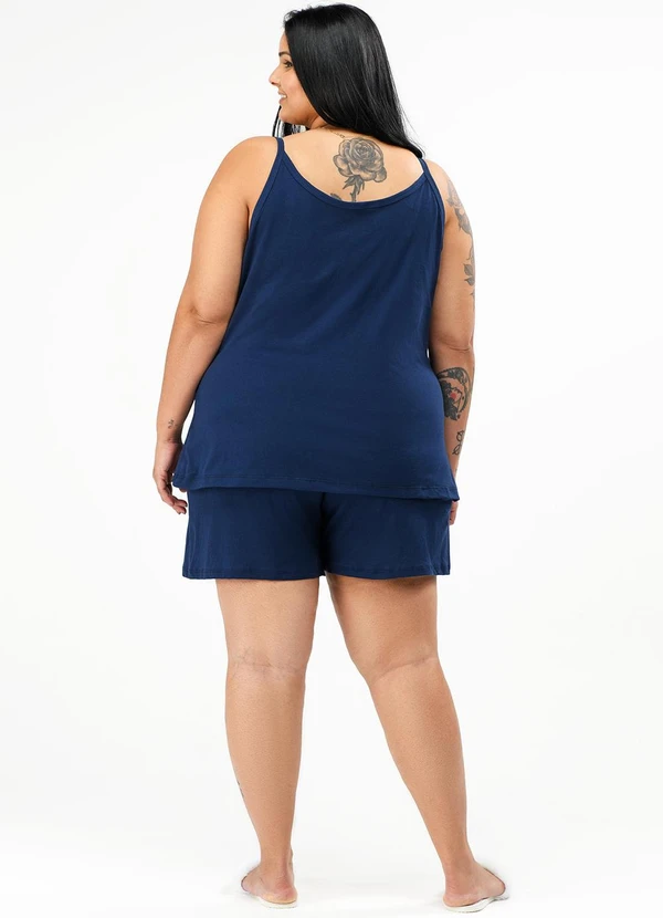 Be Blast - Pijama Verão Alcinha Plus Size Urso Marinho 4