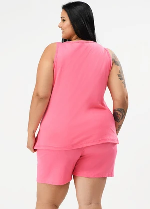 Be Blast - Pijama Verão Plus Size Best Friends Rosê - BE BLAST