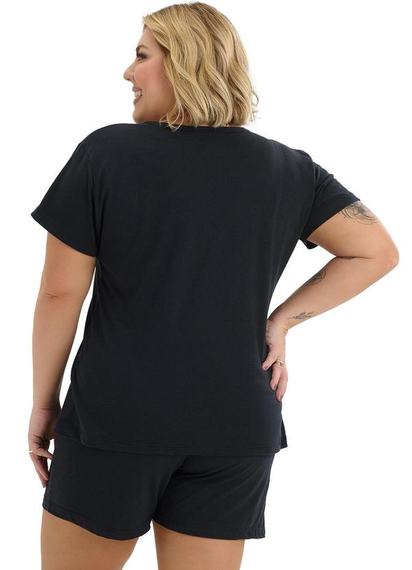 Be Blast - Pijama Verão Plus Size Custa LevantarPreto 2