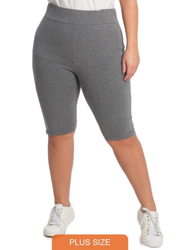 Secret Glam - Bermuda Cotton Feminina Cinza