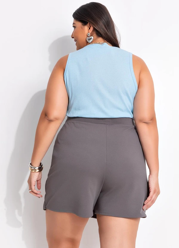 Marguerite - Blusa Azul Claro em Canelado 5