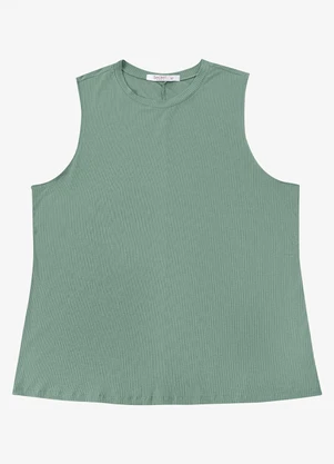 Secret Glam - Blusa de Alça Feminina Plus Size Verde - SECRET GLAM