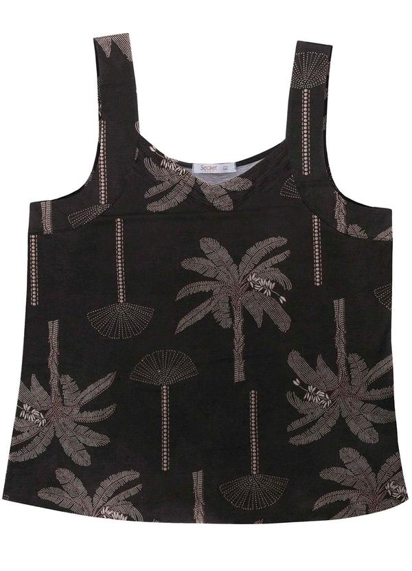 Secret Glam - Blusa de Alca Preto 3