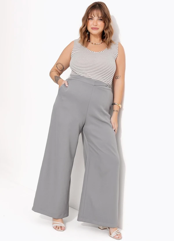 Marguerite - Blusa Listrado Bege em Malha Texturizada 3