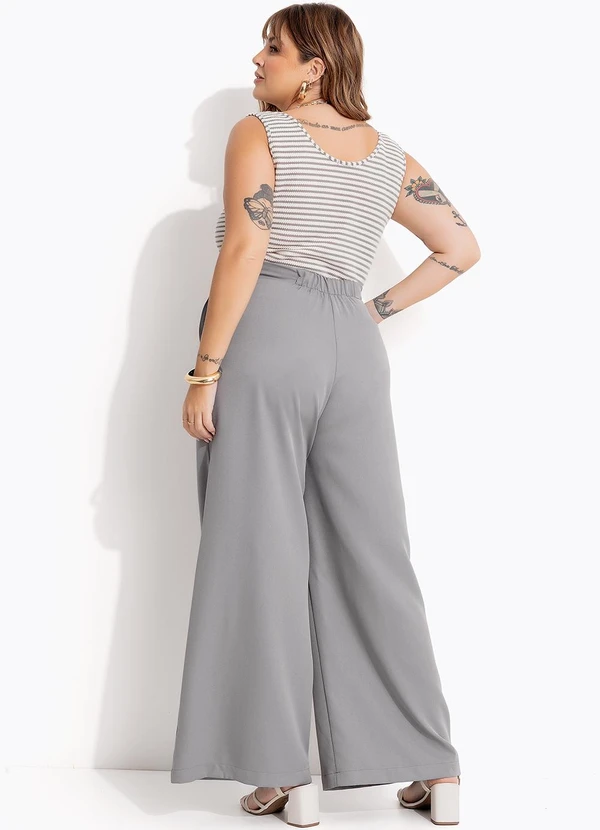 Marguerite - Blusa Listrado Bege em Malha Texturizada 5