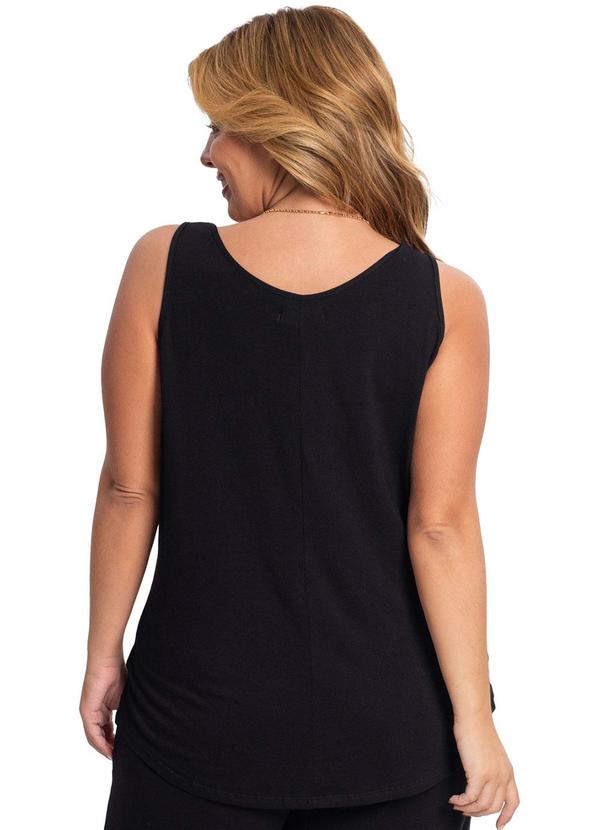 Secret Glam - Blusa Malha Feminina Preto 2