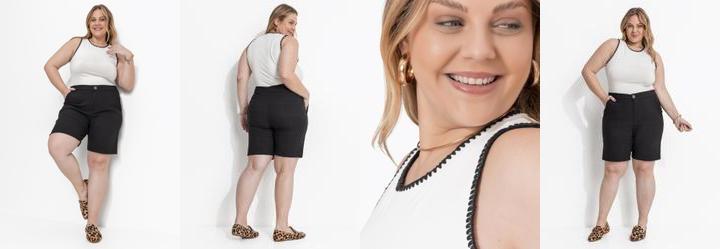 Blusa Off White em Malha de Viscose