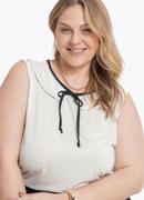 Blusa Off White em Malha