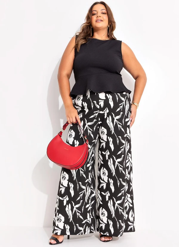 Marguerite - Blusa Preto em Malha Matelassê 3