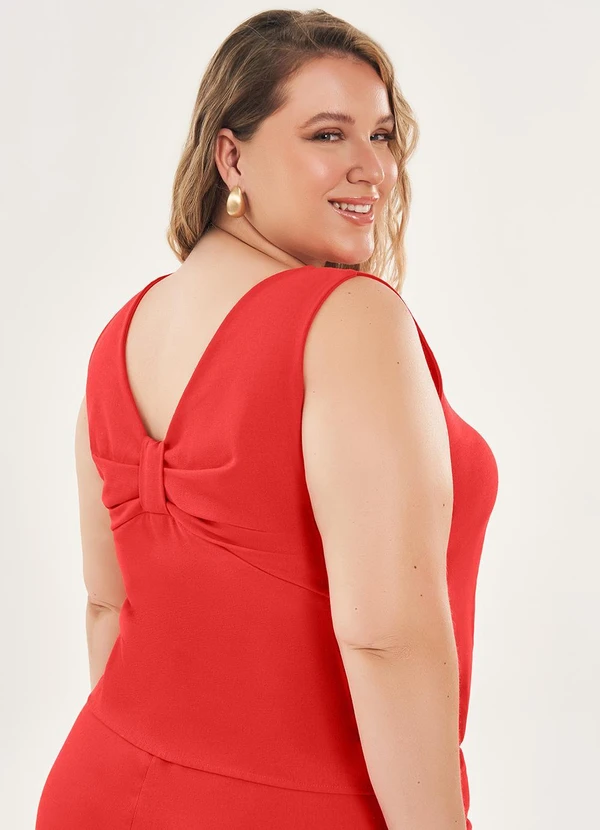 Lisamour - Blusa Regata Lisa Vermelha 2