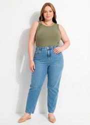 Blusa Terracota em Malha de Viscose