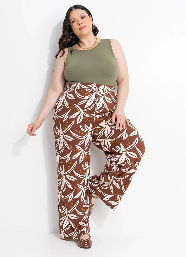 Marguerite - Blusa Terracota em Malha de Viscose 3