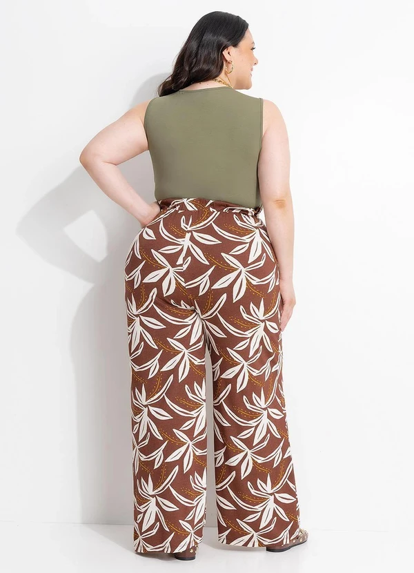 Marguerite - Blusa Terracota em Malha de Viscose 8