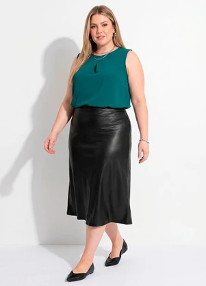 Marguerite - Blusa Verde em Tecido Leve - MARGUERITE