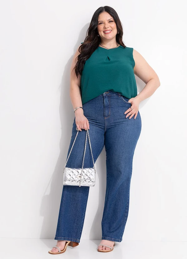 Marguerite - Blusa Verde em Tecido Leve 3