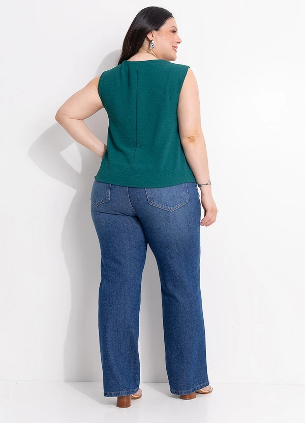 Marguerite - Blusa Verde em Tecido Leve 7