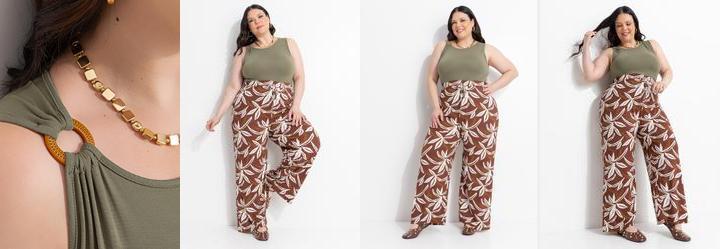 Blusa Terracota em Malha de Viscose