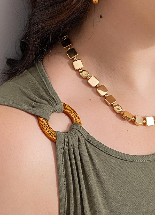 Blusa (Terracota) em Malha de Viscose