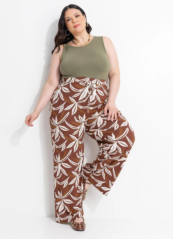 Marguerite - Blusa Terracota em Malha de Viscose 5