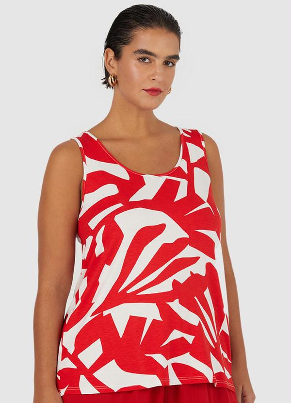 Malwee - Blusa Viscose Feminina Vermelho