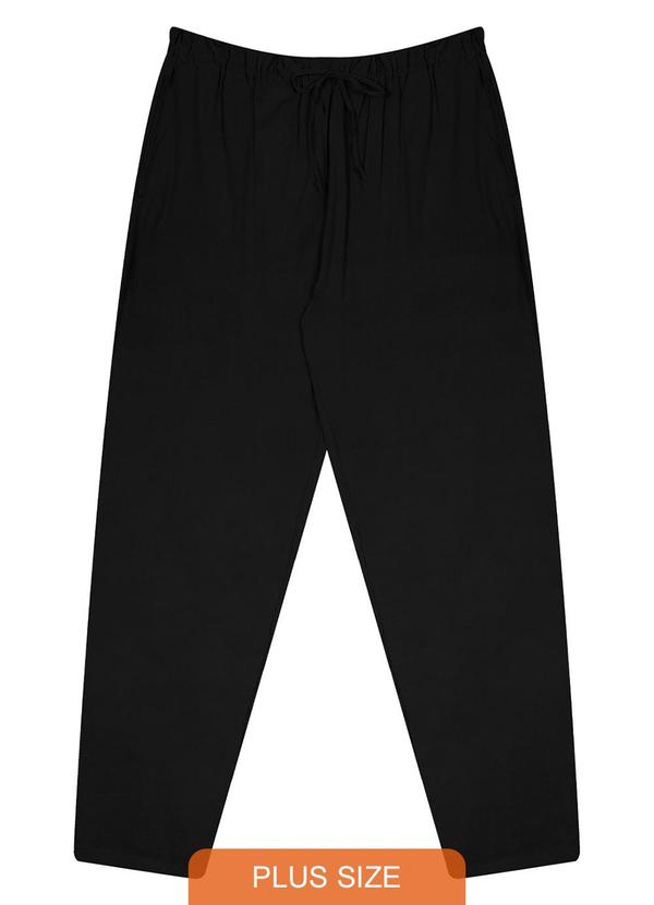 Secret Glam - Calça Viscose Feminina Preto