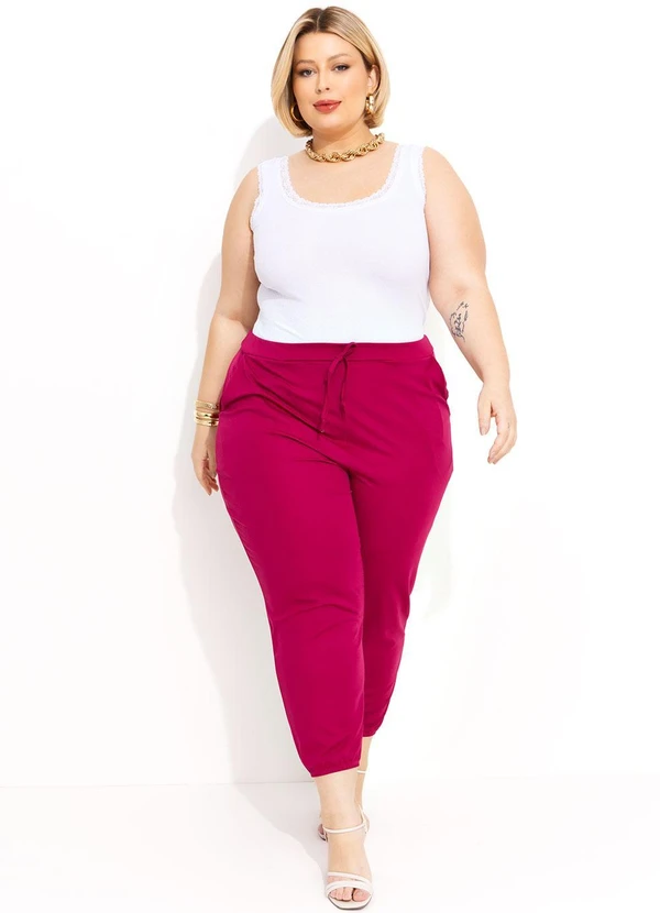 Marguerite - Regata Branca Detalhe Renda Plus Size 3