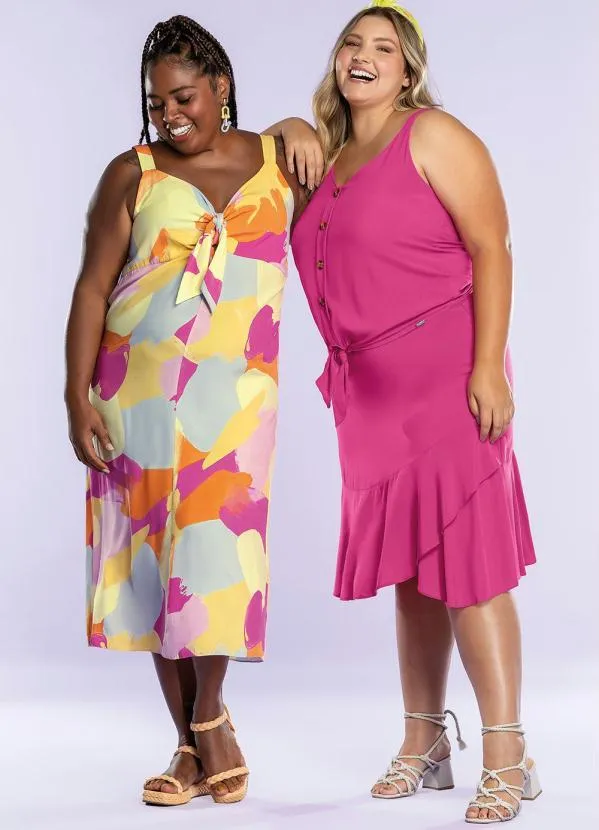 Maelle - Regata com Botões e Amarração Rosa 3