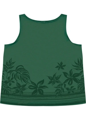 Malwee - Regata Evasê Tropical PlusVerde  - MALWEE