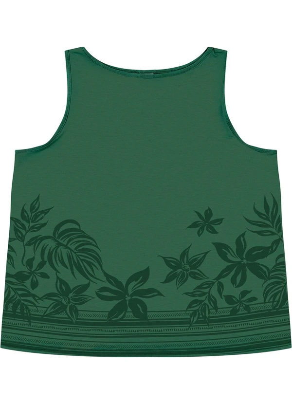 Malwee - Regata Evasê Tropical PlusVerde 