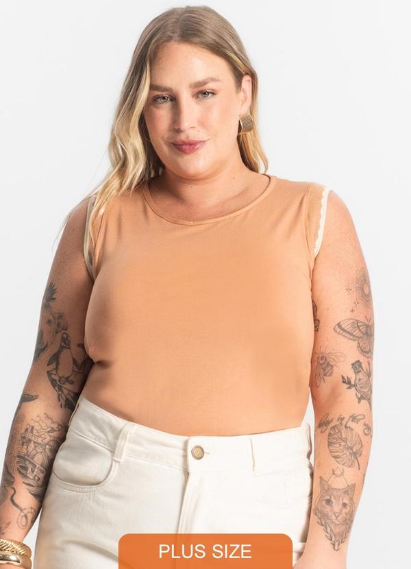 Secret Glam - Regata Feminina Marrom