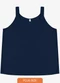 Infinita Cor - Regata Feminina Plus Size Azul - variação: Azul
