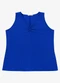 Secret Glam - Regata Feminina Plus Size Bege - variação: Azul