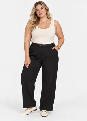 Secret Glam - Regata Feminina Plus Size Bege - SECRET GLAM