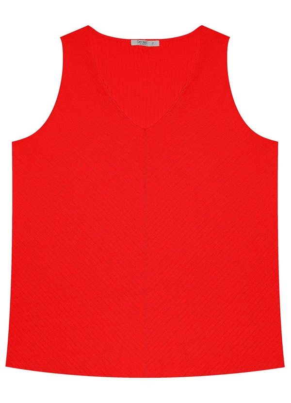 Secret Glam - Regata Feminina Plus Size Laranja