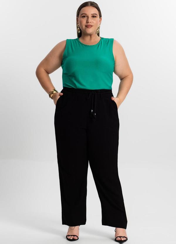 Secret Glam - Regata Feminina Plus Size Verde 3