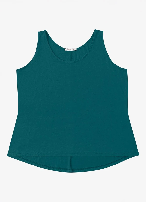 Secret Glam - Regata Feminina Plus Size Verde