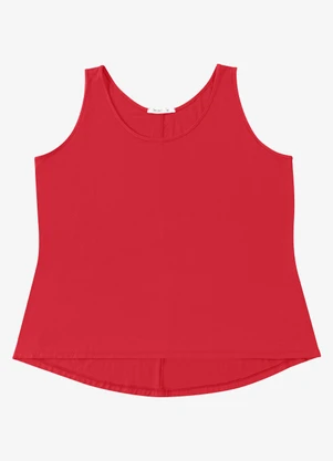 Secret Glam - Regata Feminina Plus Size Vermelho - SECRET GLAM
