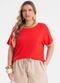 Secret Glam - Regata Feminina Plus Size Rosa - variação: Vermelho