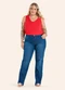 Secret Glam - Regata Feminina Plus Size Verde - variação: Vermelho
