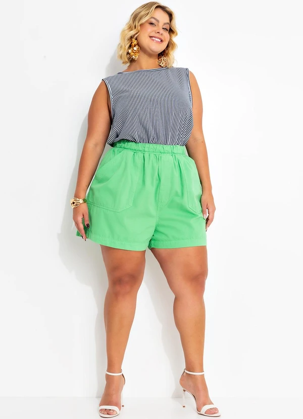 Marguerite - Regata Listrada Azul em Malha Listrada 5