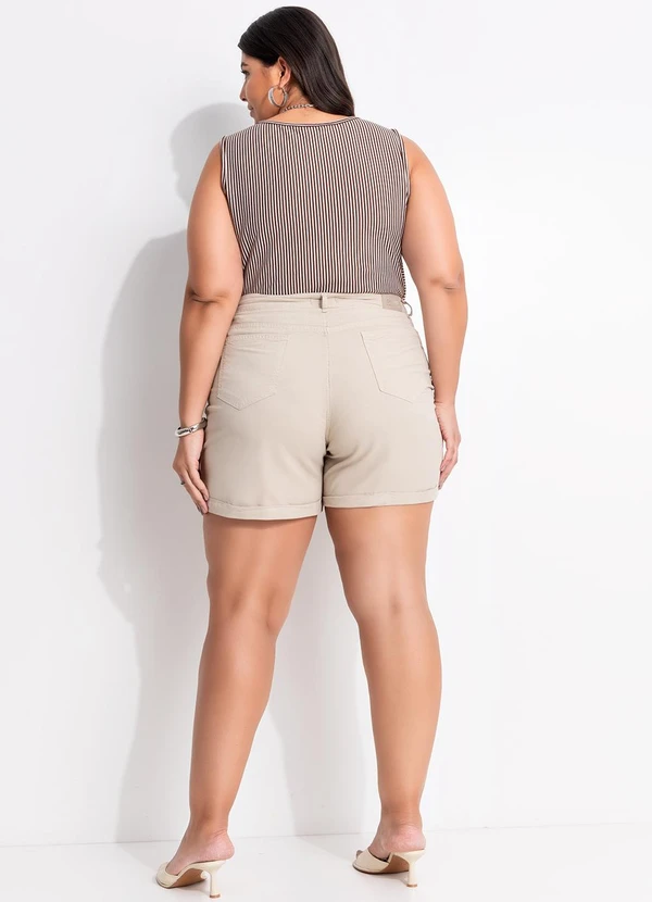 Marguerite - Regata Listrada Marrom em Malha Listrada 5