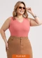 Habana - Regata Plus Size em Canelado Rosa - variação: Rosa