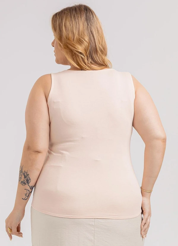 Habana - Regata Plus Size em Misturinha Rosa 2