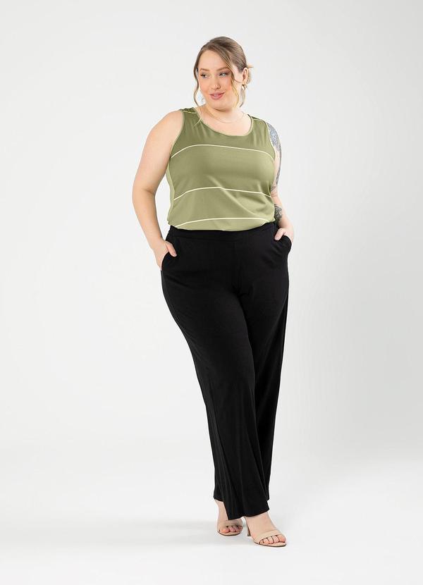 Cativa - Regata Plus Size Misturinha Verde 3