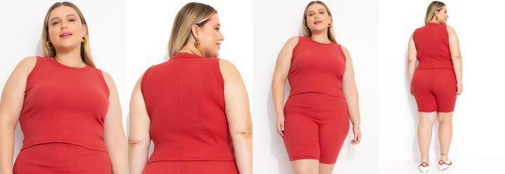 Regata Vermelha em Canelado