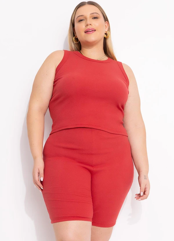 Marguerite - Regata Vermelha em Canelado 3