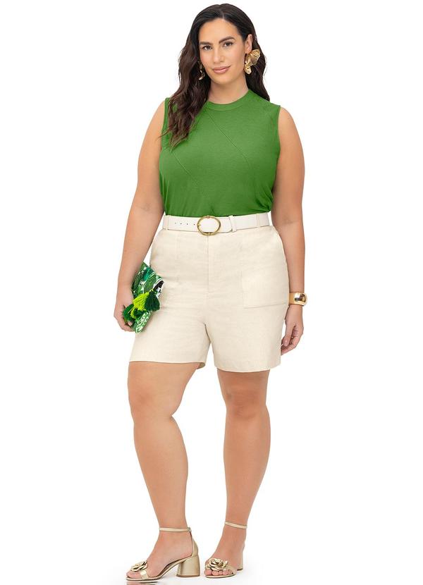 Secret Glam - Regata Viscose Plus Size Verde 1