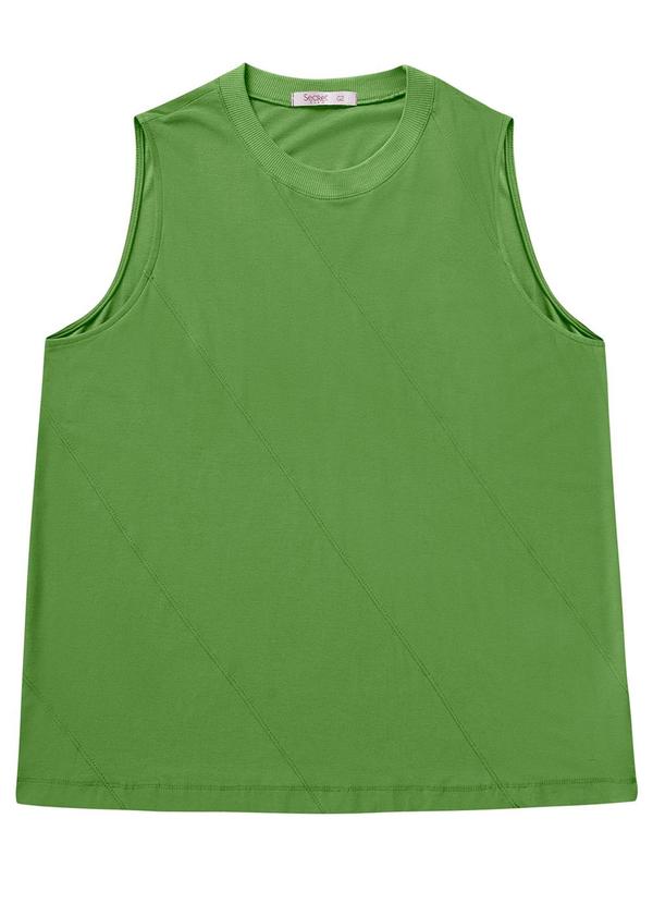 Secret Glam - Regata Viscose Plus Size Verde 3